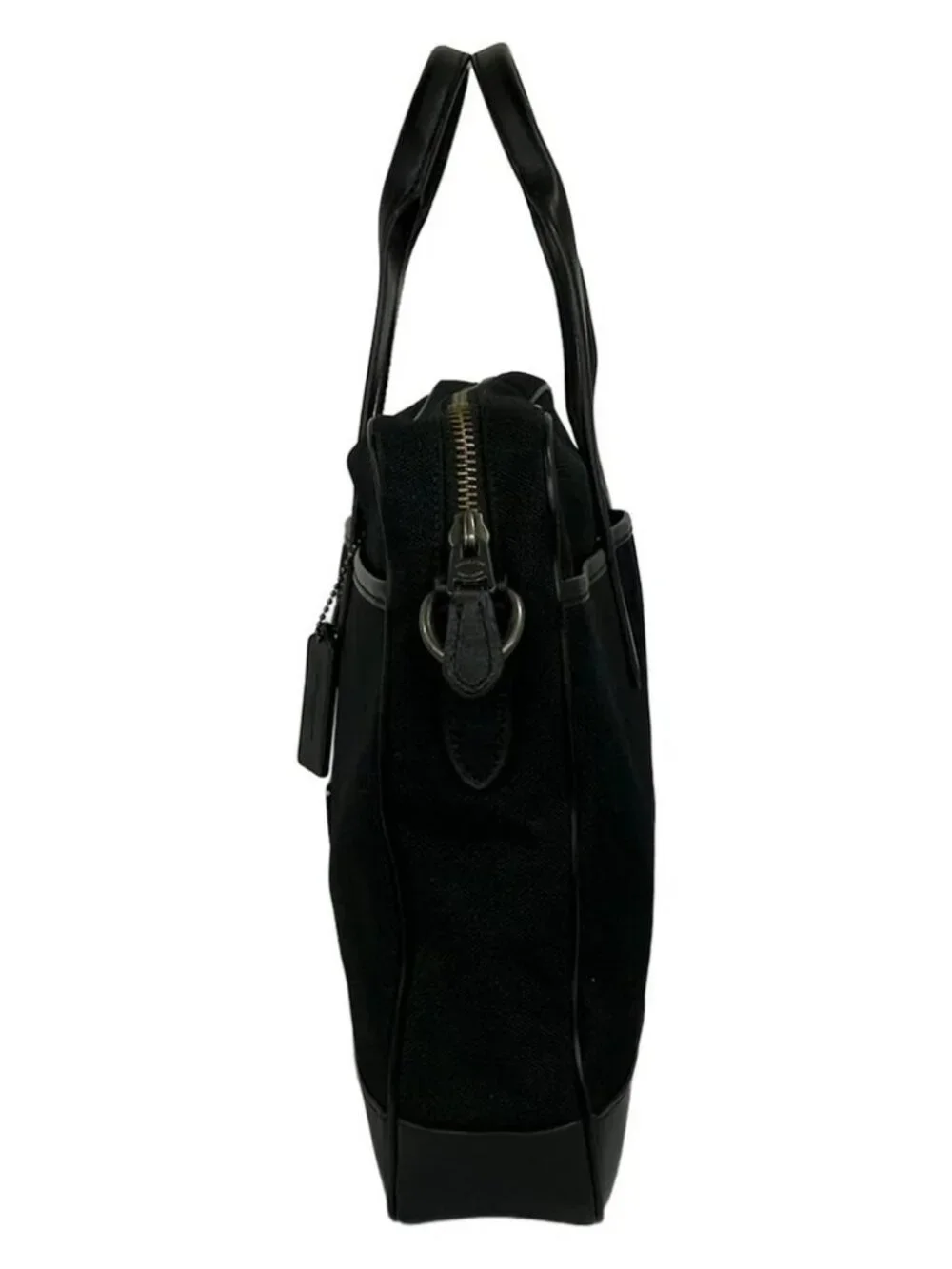 COACH Hamilton Bag in Cordura F31277 Black Cordura Nylon Leather Business Bag